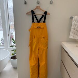 Burton Skylar Snowboard bib Bright Yellow Girls L